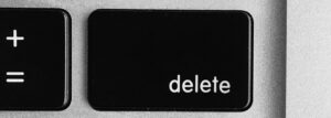delete button
